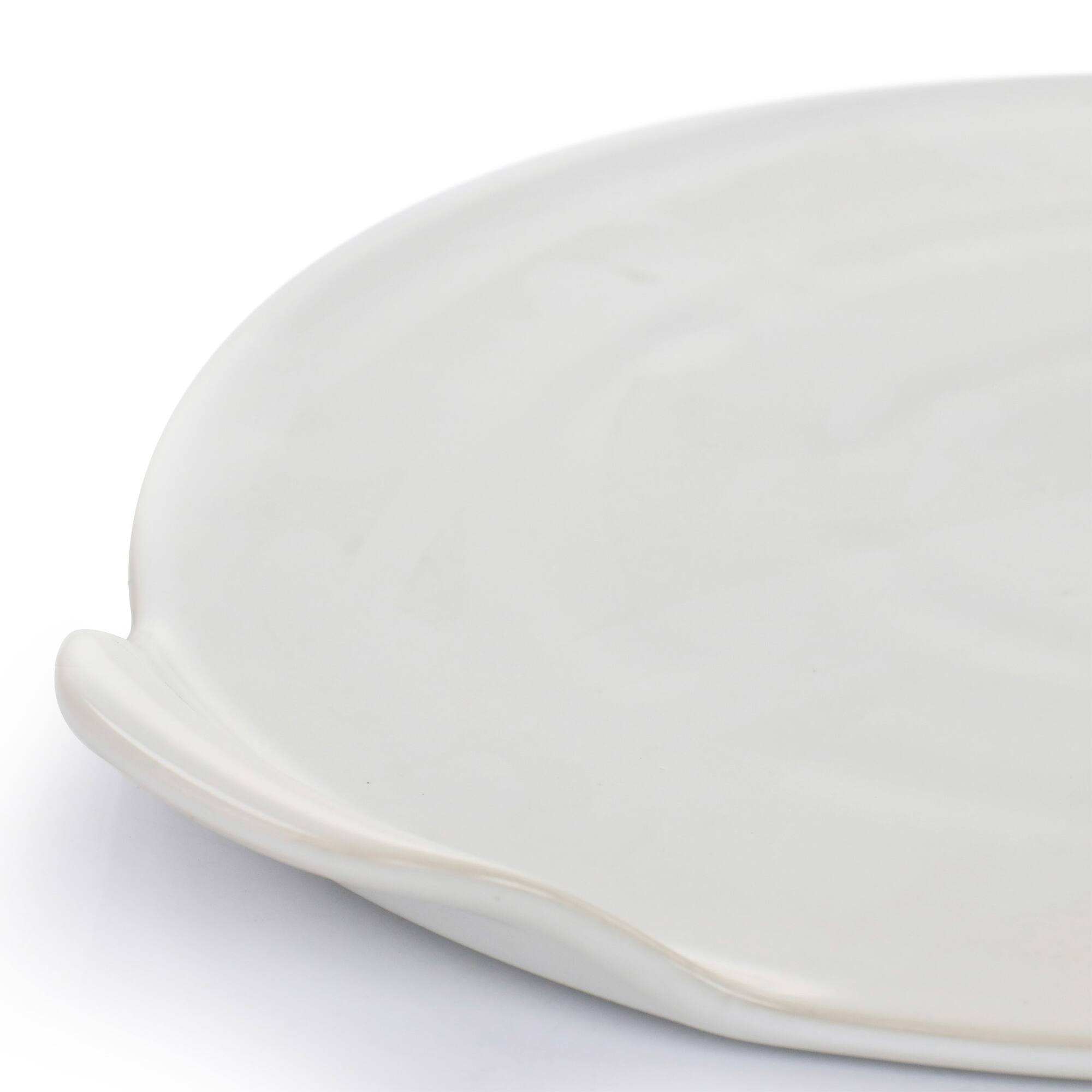 Gibson Home White Forno Flame Proof Ceramic Pizza Stone